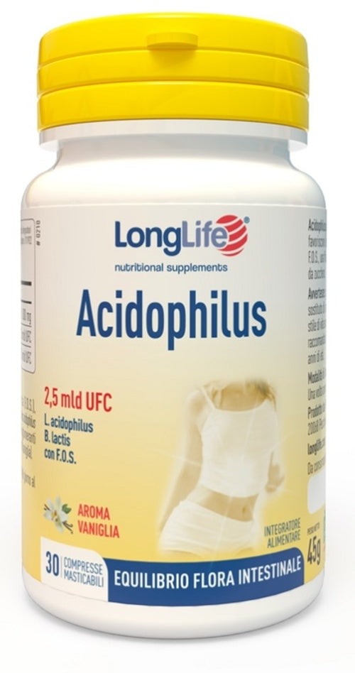 LONGLIFE ACIDOPHILUS 30CPR MAS