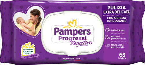 PAMPERS SALV SENS ALOE 63P 5991
