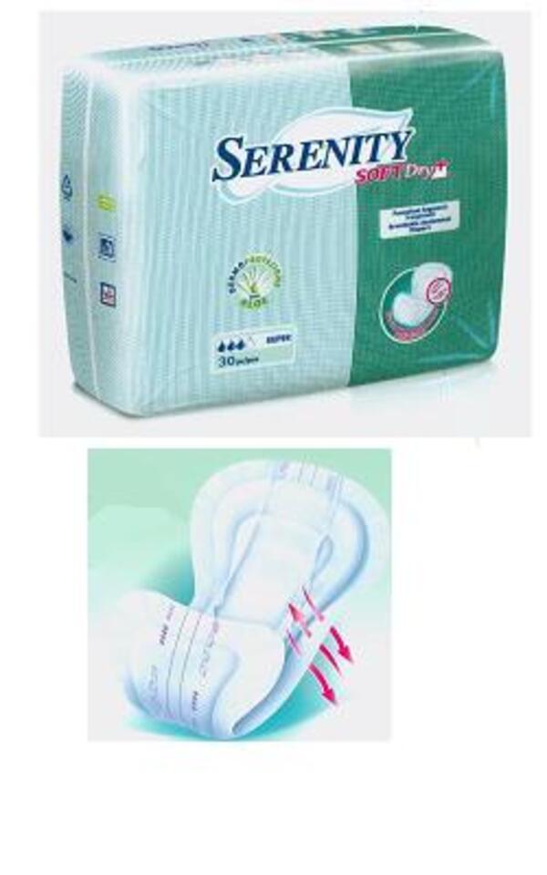 SERENITY PANN SAG SD+ ALOE 30P