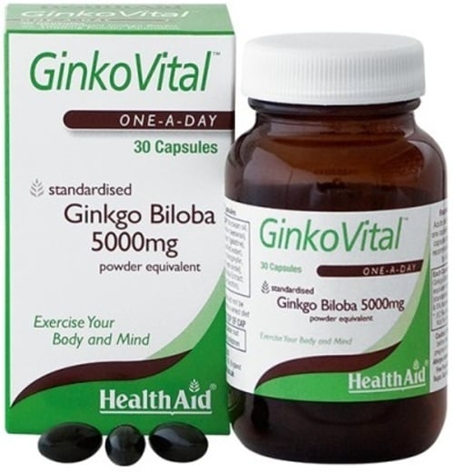 GINKOVITAL 30CPS 500MG