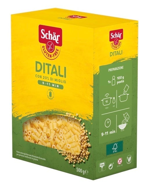 SCHAR DITALI S/GLUT 500G