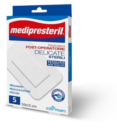 MEDIPRESTERIL P/OP DEL10X15 4P