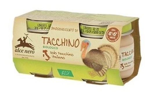 OMOGENEIZ TACCHINO BIO 2X80G ALC