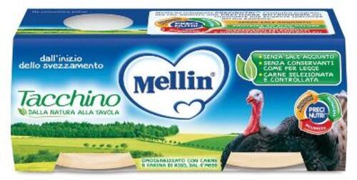 MELLIN-OMO.TACCHINO 2X80G