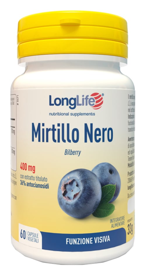 LONGLIFE MIRTILLO NERO 60CPS
