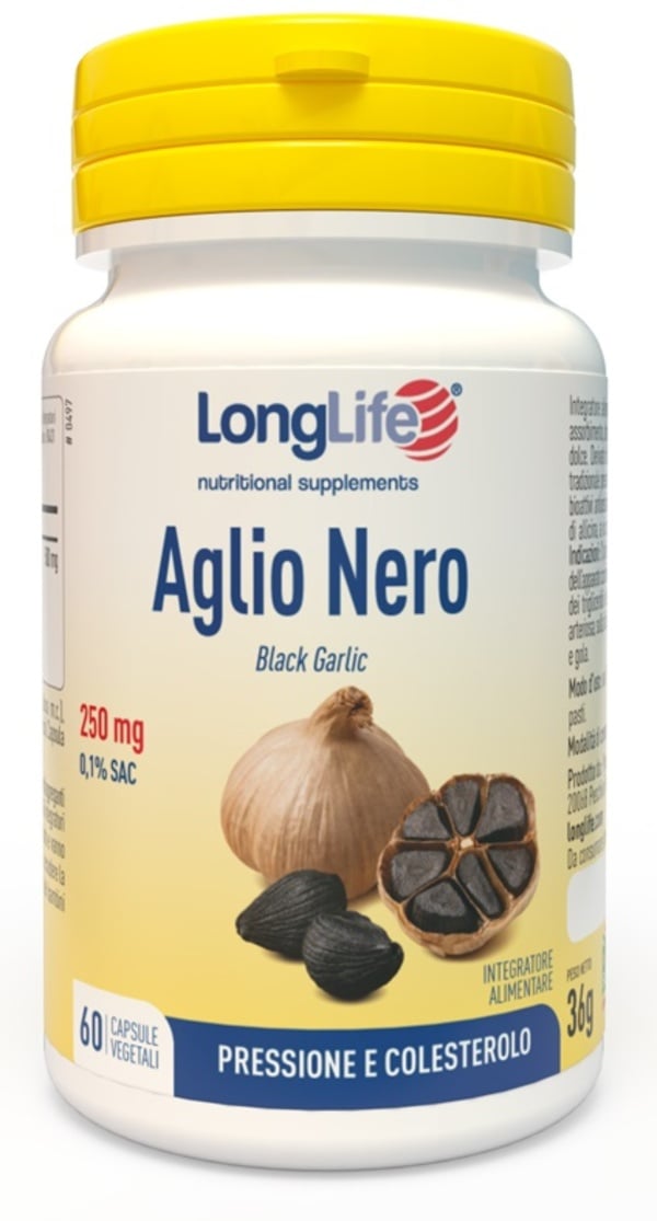 LONGLIFE AGLIO NERO 60CPS VEG