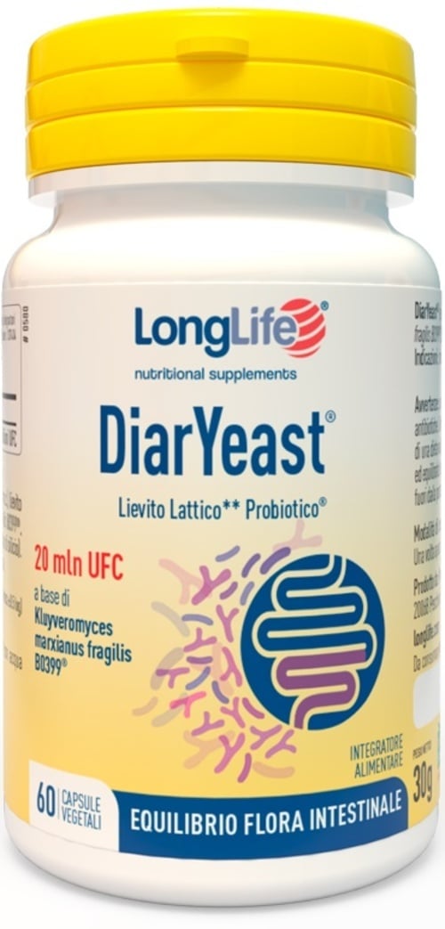 LONGLIFE DIARYEAST 60CPS VEG