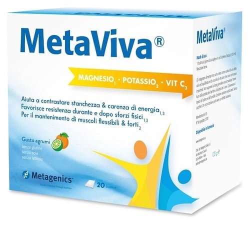 METAVIVA MG/K/VIT C 20BUSTE (I