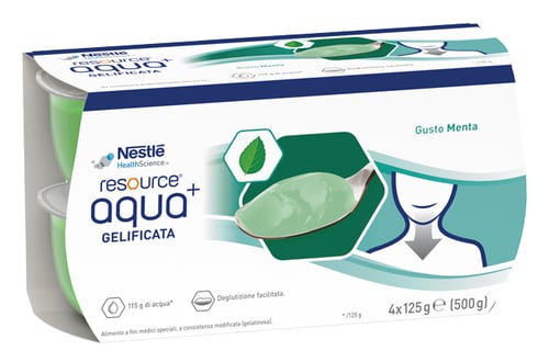 RESOURCE AQUA+MINT CUP6 4X125G