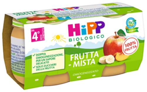 HIPP OMOG FRUTTA MISTA 2X80G