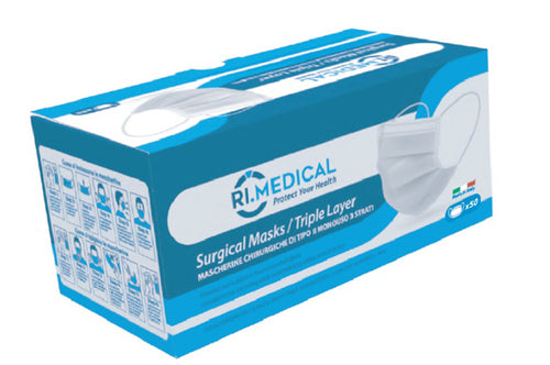 MASCHERINA CHIR 50P COLOR ASSORT