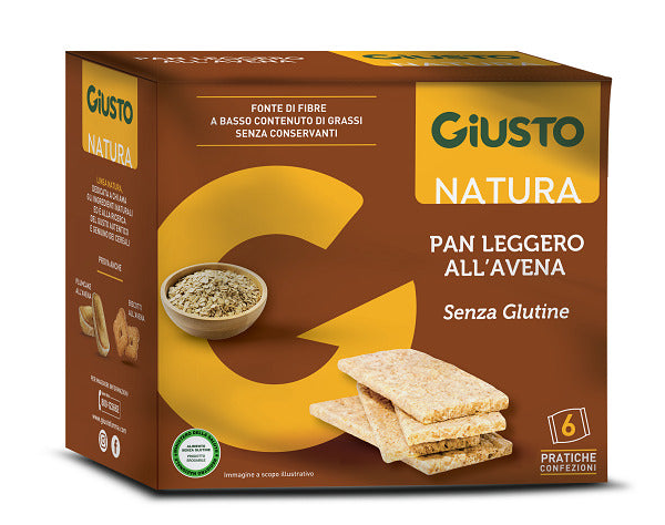 GIUSTO S/G PAN LEG AVENA 6X25G
