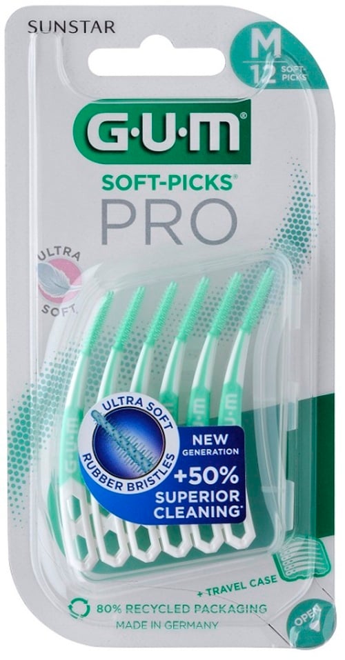 GUM SOFT PICK PRO MEDIUM 12PZ