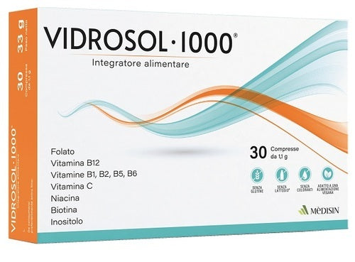 VIDROSOL 1000 30CPR