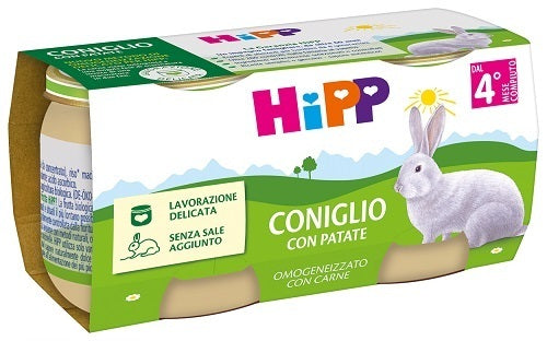 HIPP OMOG CONIGLIO VERD 2X80G