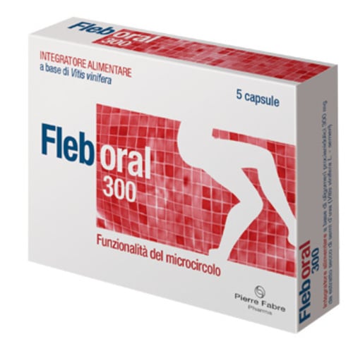 FLEBORAL 5 CPS  300MG
