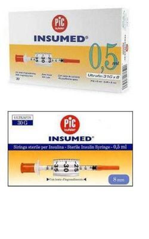 SIR PIC INSUMED 0.5ML G30 30PZ