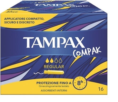 TAMPAX COMPAK*REGULAR 16P