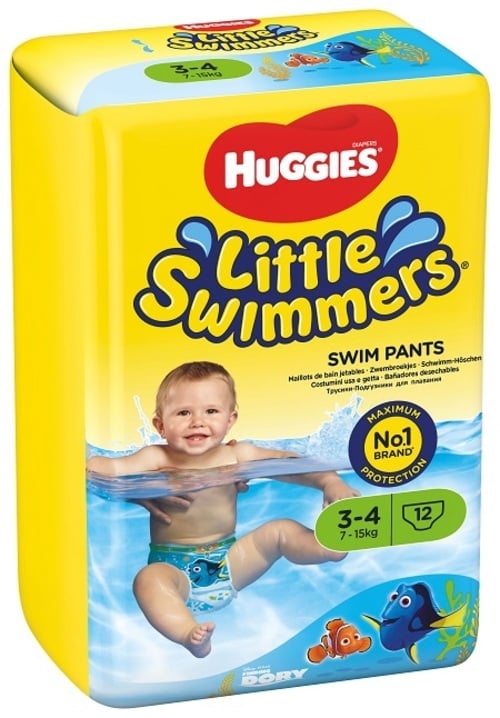 HUGGIES SWIMM SMAL  7-12K 12P