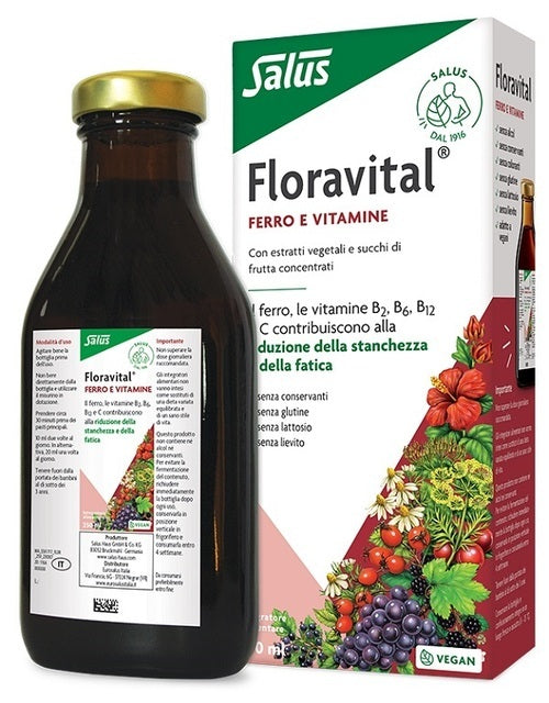 FLORAVITAL FERRO S/GLUT 250ML
