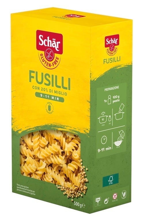 SCHAR FUSILLI S/GLUT 500G
