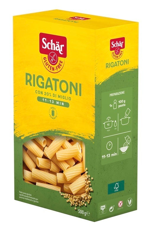 SCHAR RIGATONI S/GLUT 500G