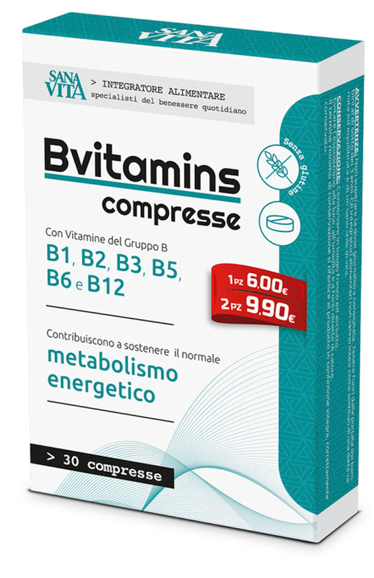 SANAVITA B-VITAMINS 30CPR