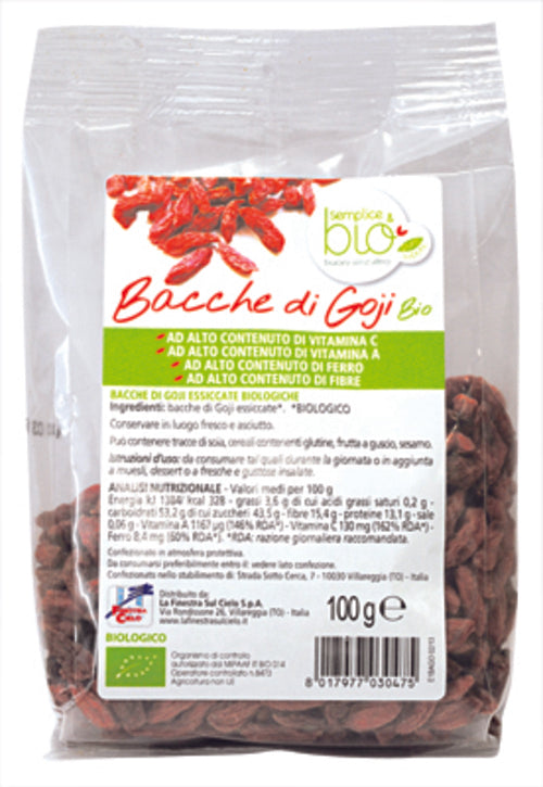 SEMPLICEEBIO BACCHE GOJI FINEST