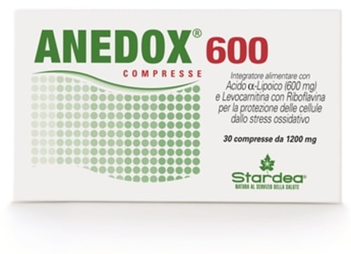 ANEDOX 600 30CPS 1200MG