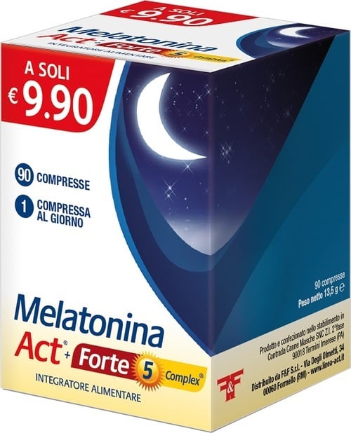 MELATONINA ACT+FT 5 COMP 90CPR