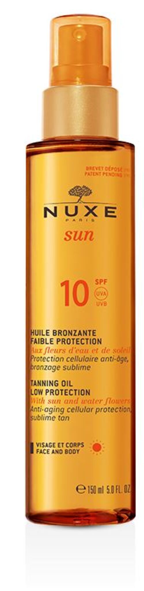 NUXE SUN HUILE BRONZANTE SPF10