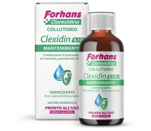 FORHANS CLEXIDIN 0,12 S/ALCOOL
