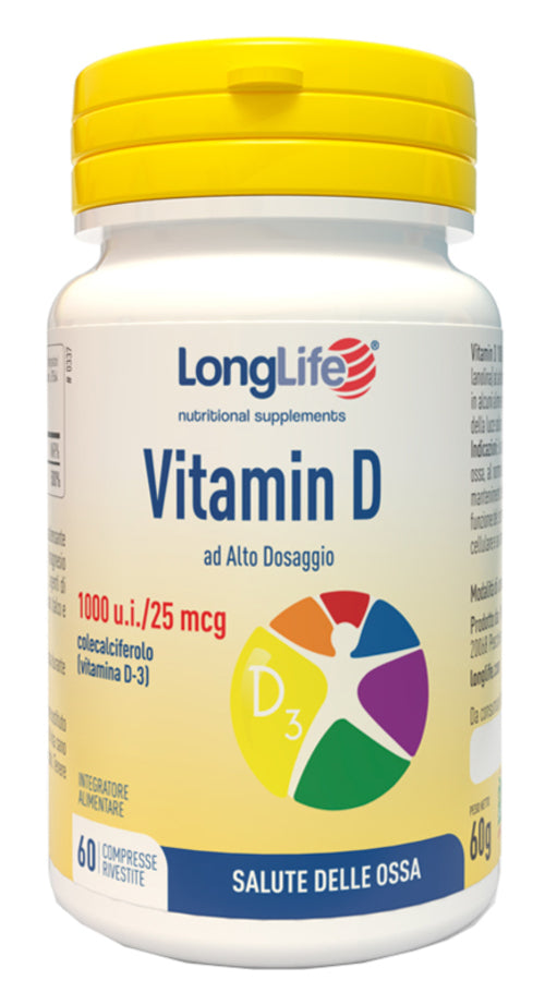 LONGLIFE VITAMIN D1000 60CPR