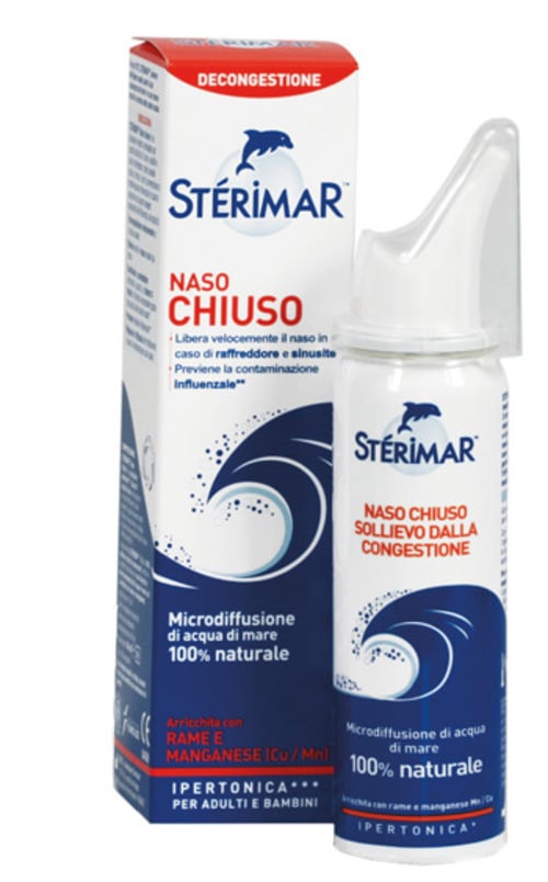 STERIMAR IPERTONICO CU/MN NASO