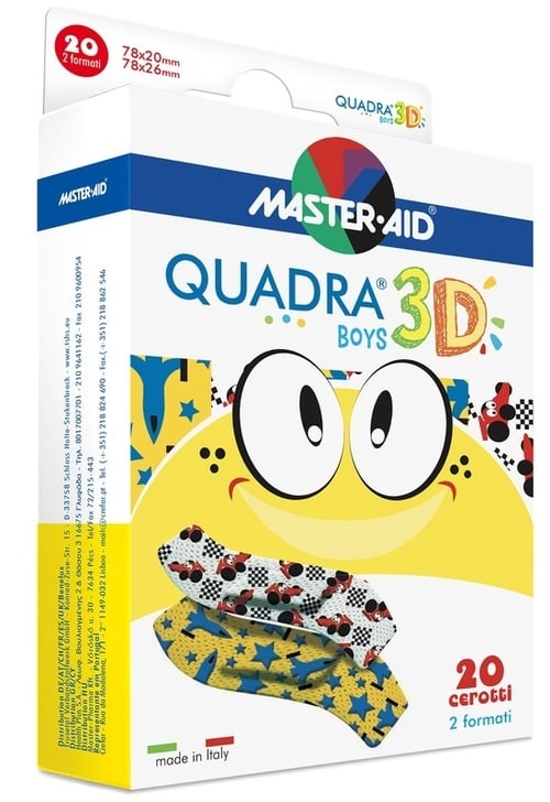 CER QUADRA 3D BOYS 20PZ ASSORT