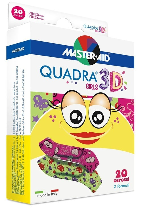 CER QUADRA 3D GIRL 20PZ ASSORT