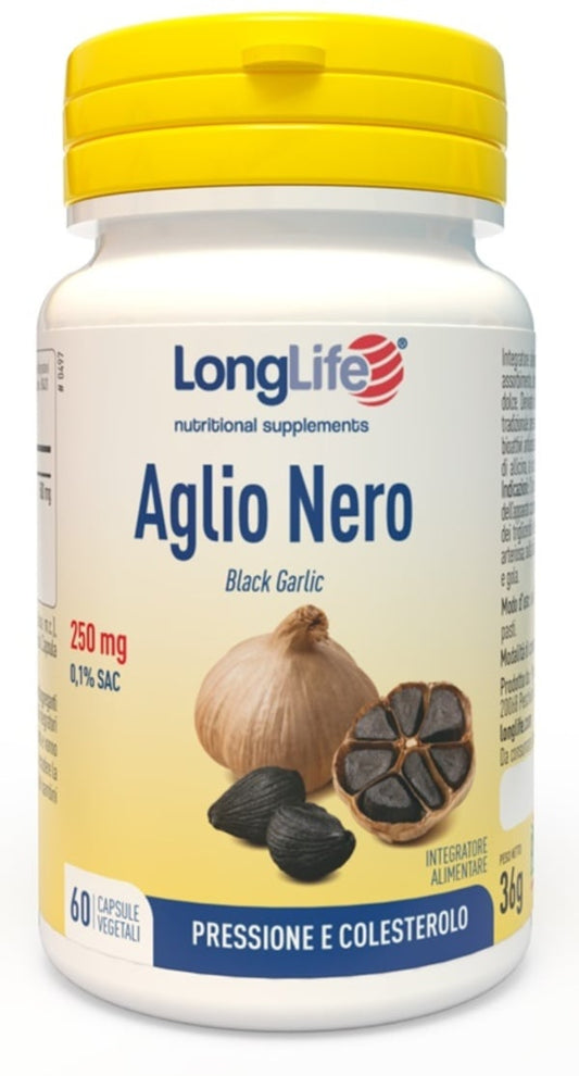 LONGLIFE AGLIO NERO 60CPS VEG