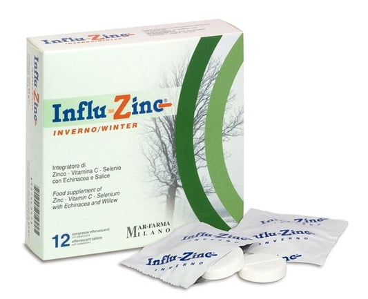 INFLU ZINC INVERN 12CPR EFFERV