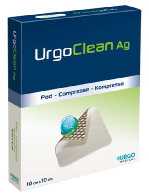 URGOCLEAN AG/SILVER 6X6CM 5PZ