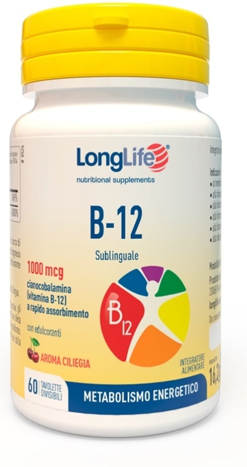 LONGLIFE B12 1000MCG 60CPR
