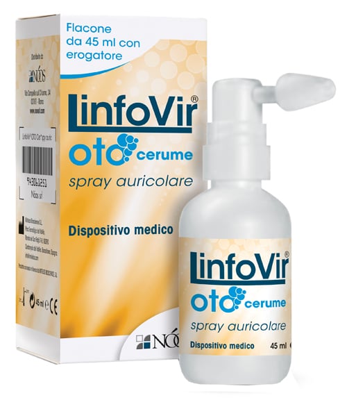LINFOVIR OTO CERUME SPRAY 45GR