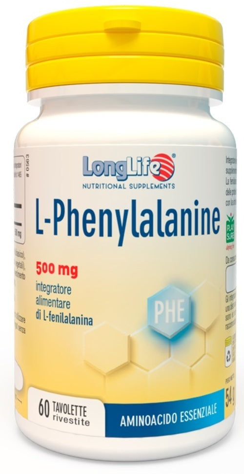 LONGLIFE L-PHENYLAL 500MG 60TA