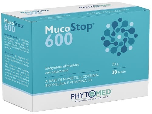 MUCOSTOP 600MG  20BUST