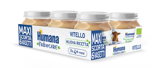 HUMANA OMOG VITELLO BIO 6X80G