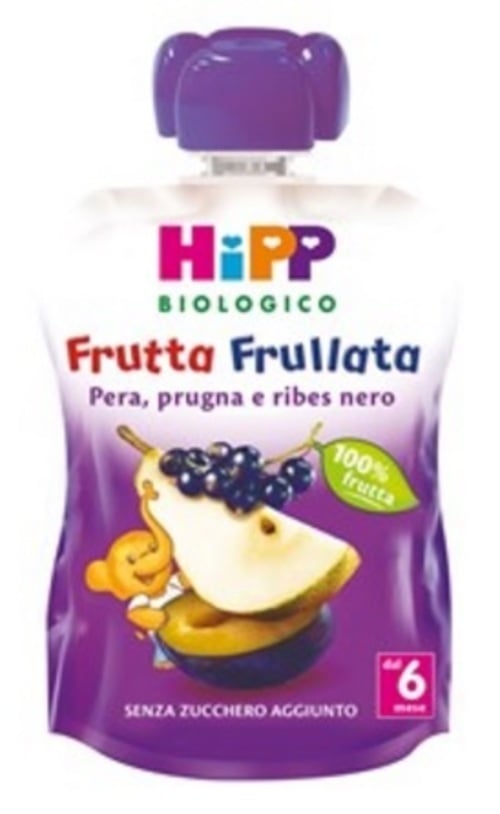 HIPP FRULLATA PERA PRUG RIBES 90