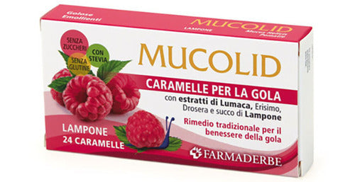 MUCOLID LUMACA E LAMPONE 24CARAM