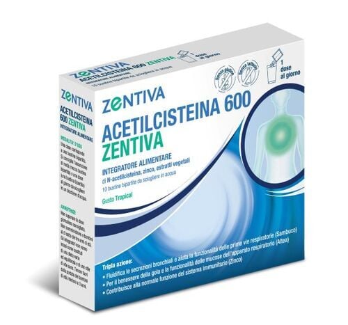 ACETILCISTEINA ZENT 600 10BUST