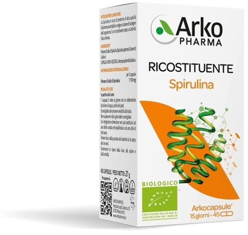 ARKOCAPSULE-SPIRULINA BIO 45CPS<