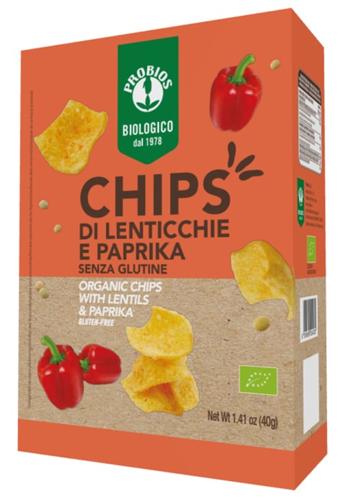 CHIPS DI LENTICCHIE E PAPRIKA