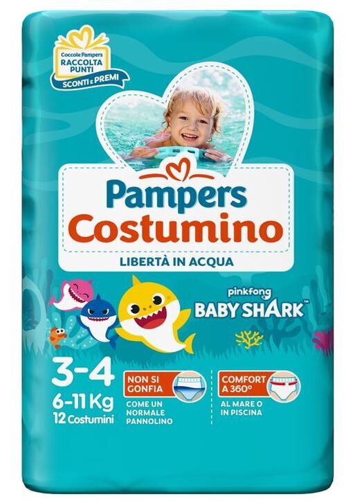 PAMPERS COSTUMINO MIDI 12PZ